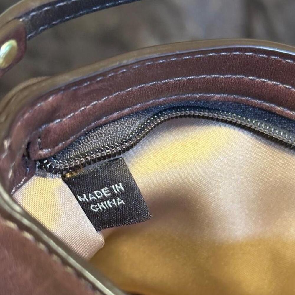 Coach mini brown zoe patchwork - Picture 6 of 7